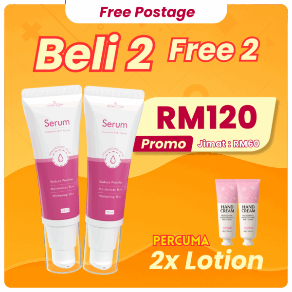 2 Serum Honey Glow (2 gift)
